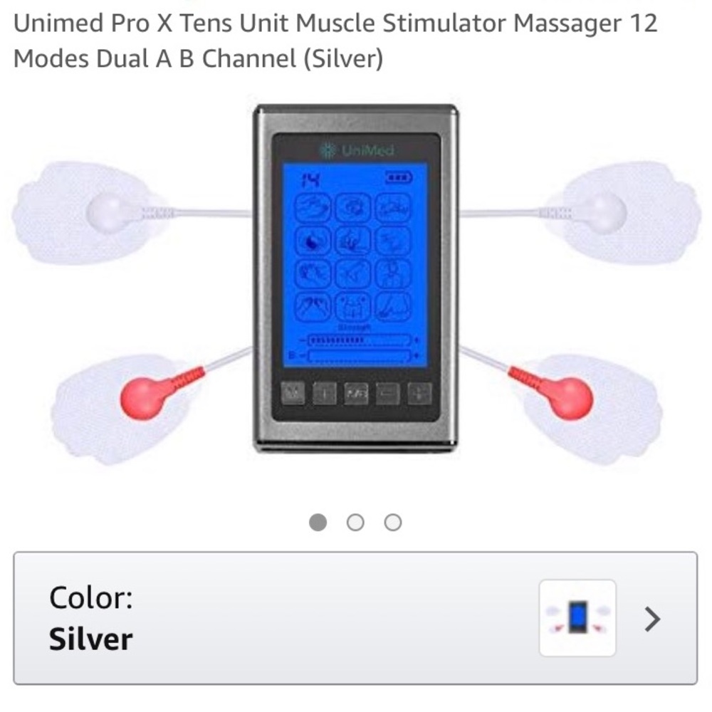 Unimed Massager ProX Tens Unit [Lifetime Warranty]